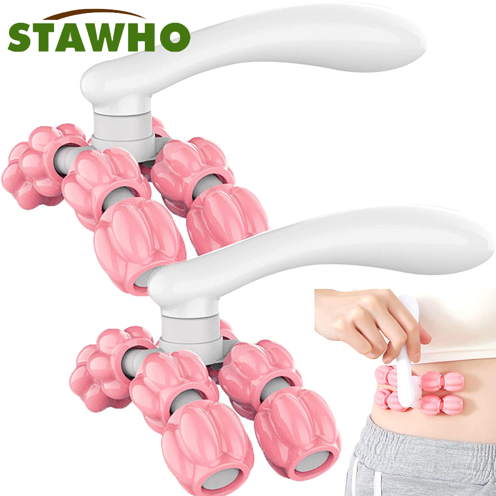 Reflexology Foot Roller - Y-şekilli 8 boncuklu masaj aleti el