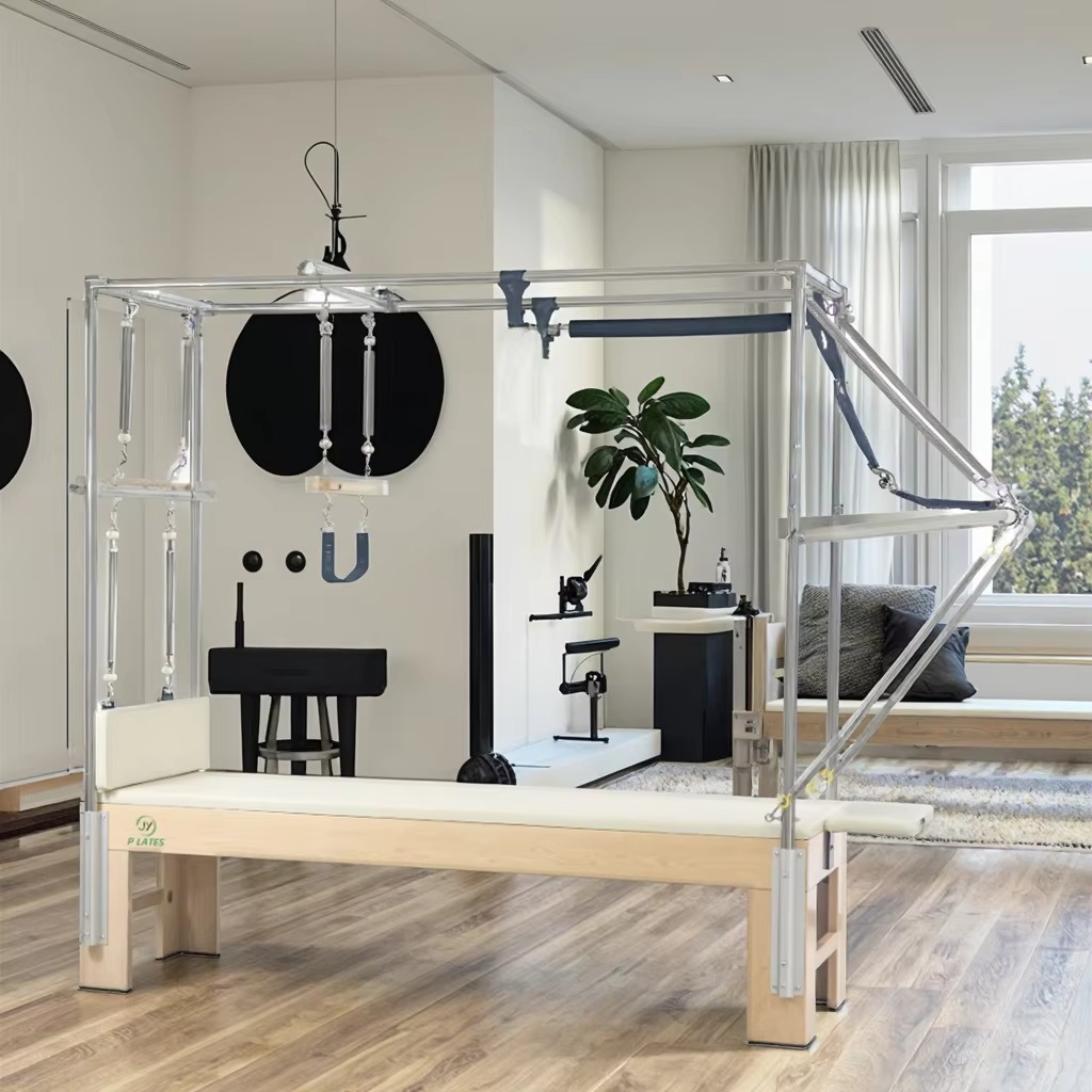 Health & Wellness Rehab - Profesyonel Ticari Dayanıklı Akçaağaç Pilates Reformerı