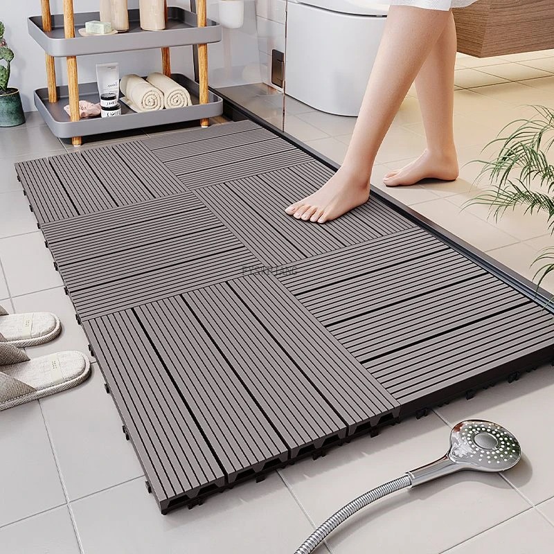 Bamboo Bath Mat - Simüle Edilmiş Ekolojik Ahşap Birleştirme Pedi