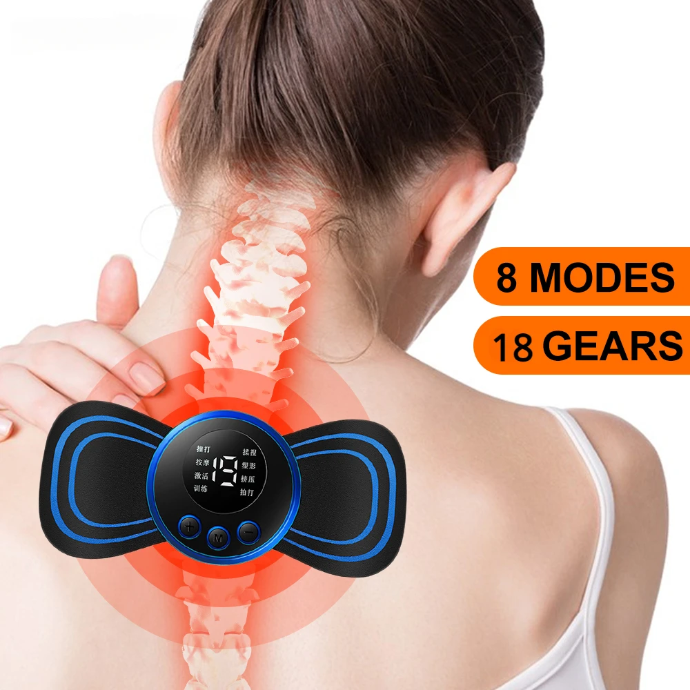 Ems Foot Massager - EMS Boyun Masajı Mini Servikal Sırt