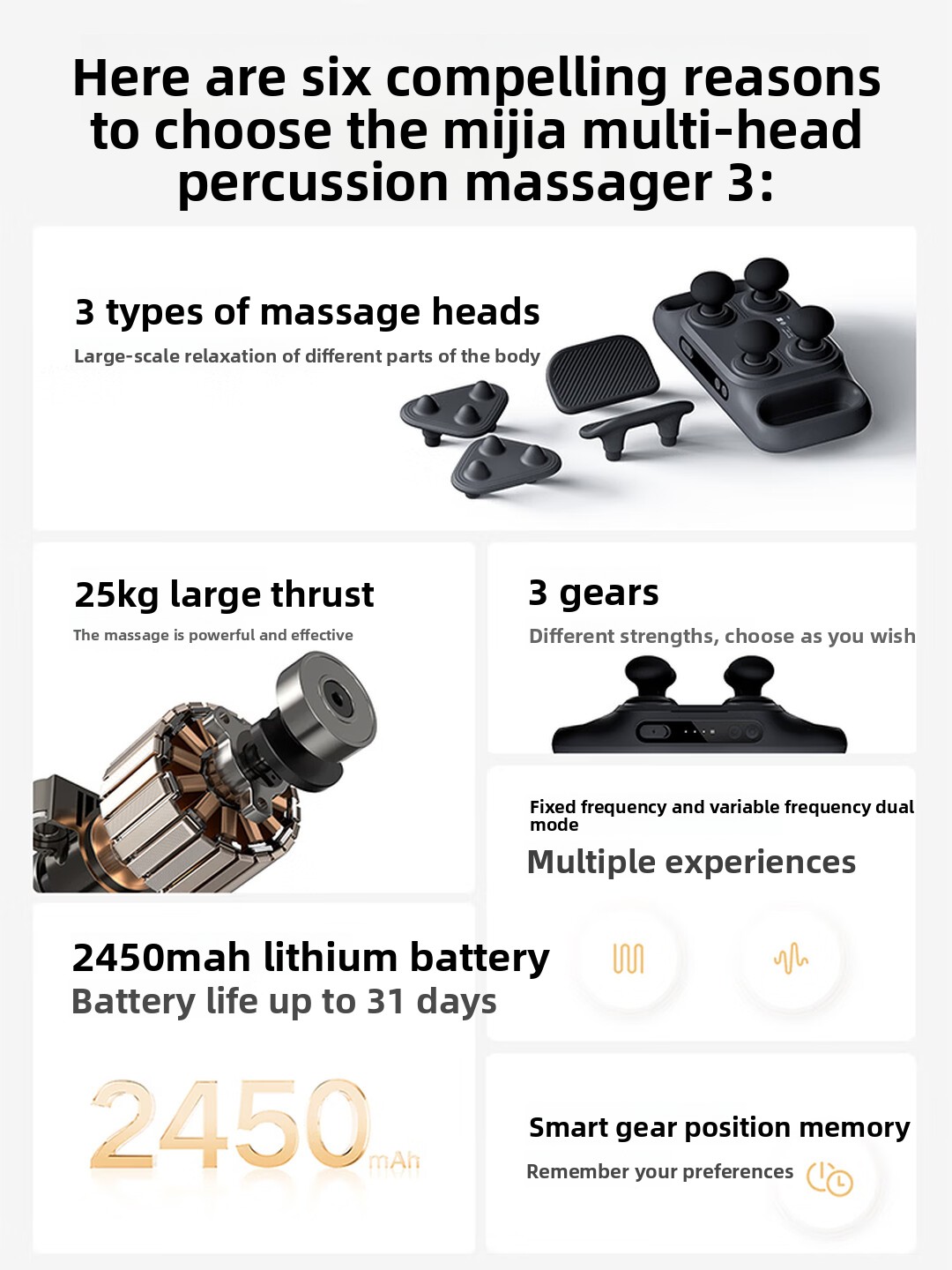 Mijia Çok Başlıklı Masaj Aleti - Health Wellness Massage incelemesi ve fiyatı