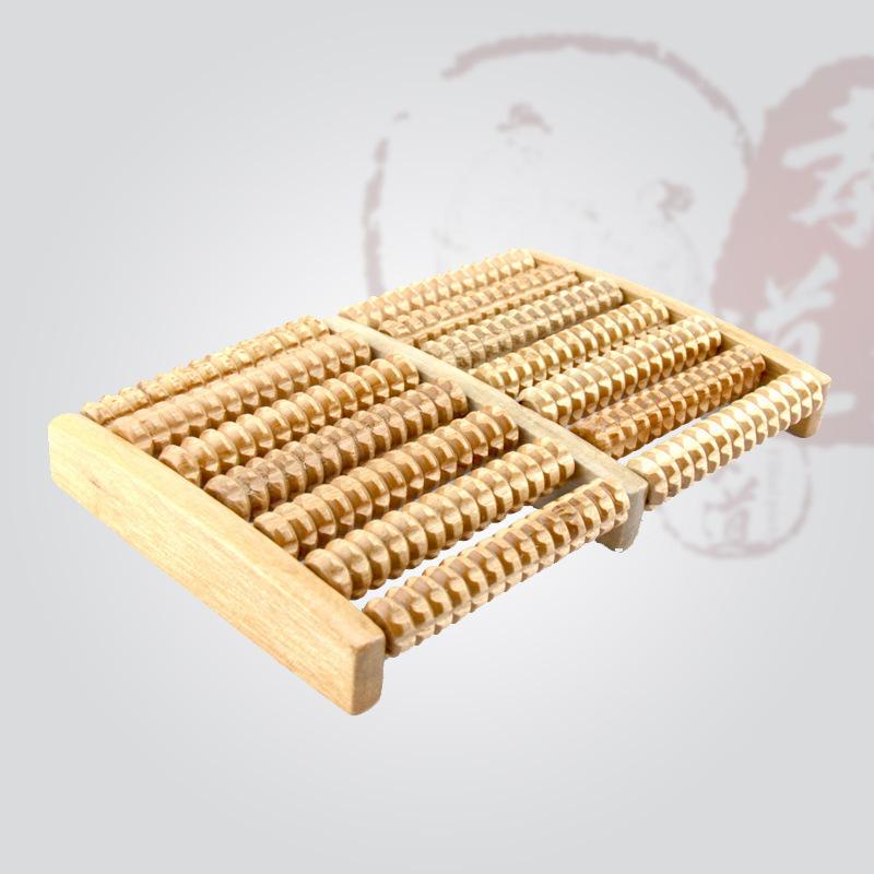 1 adet ahşap ayak masajı rulos - Reflexology Foot Roller incelemesi ve fiyatı