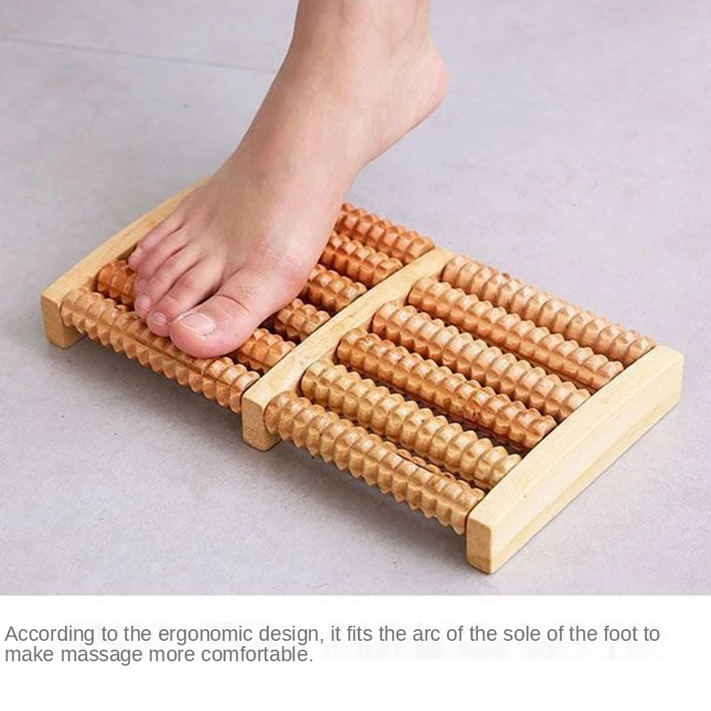 Ahşap 6 Sıralı Ayak Masajı Ağr - Reflexology Foot Roller incelemesi ve fiyatı