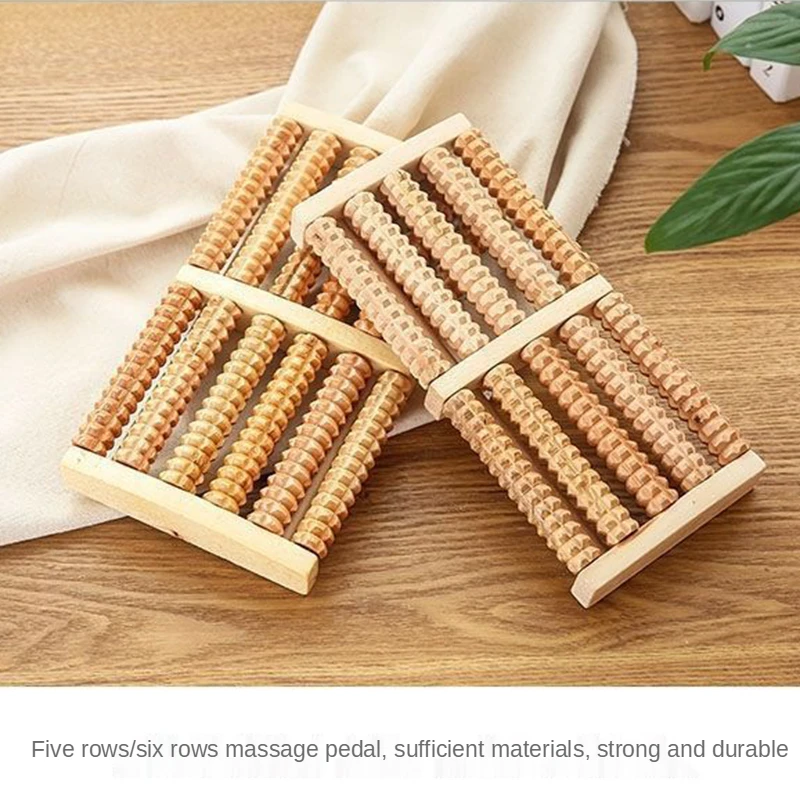 Ahşap 6 Sıralı Ayak Masajı Ağr - Reflexology Foot Roller incelemesi ve fiyatı