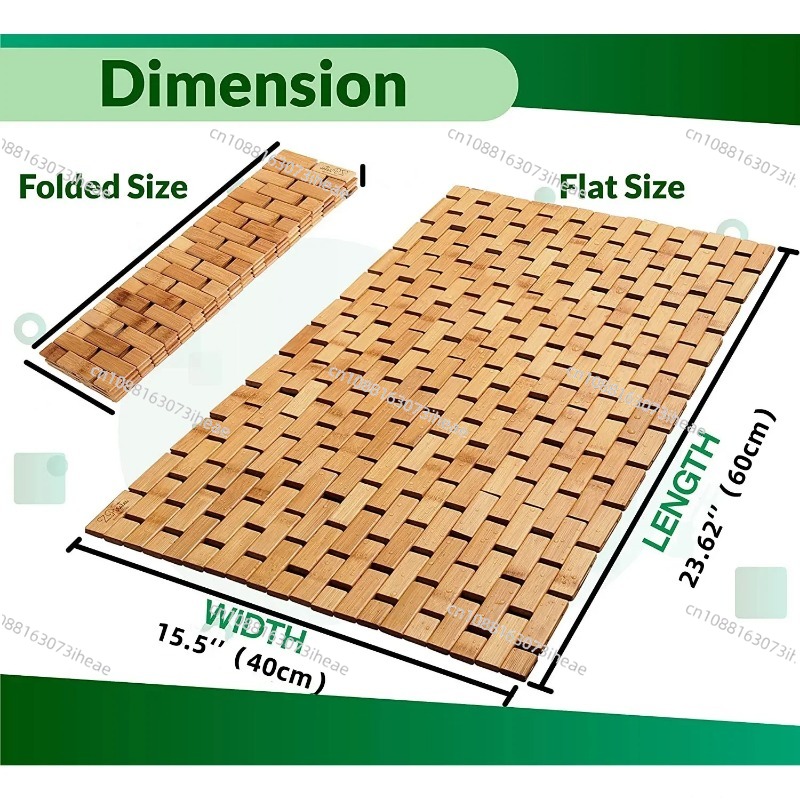 Banyo İçin Katlanabilir Ahşap  - Bamboo Bath Mat incelemesi ve fiyatı