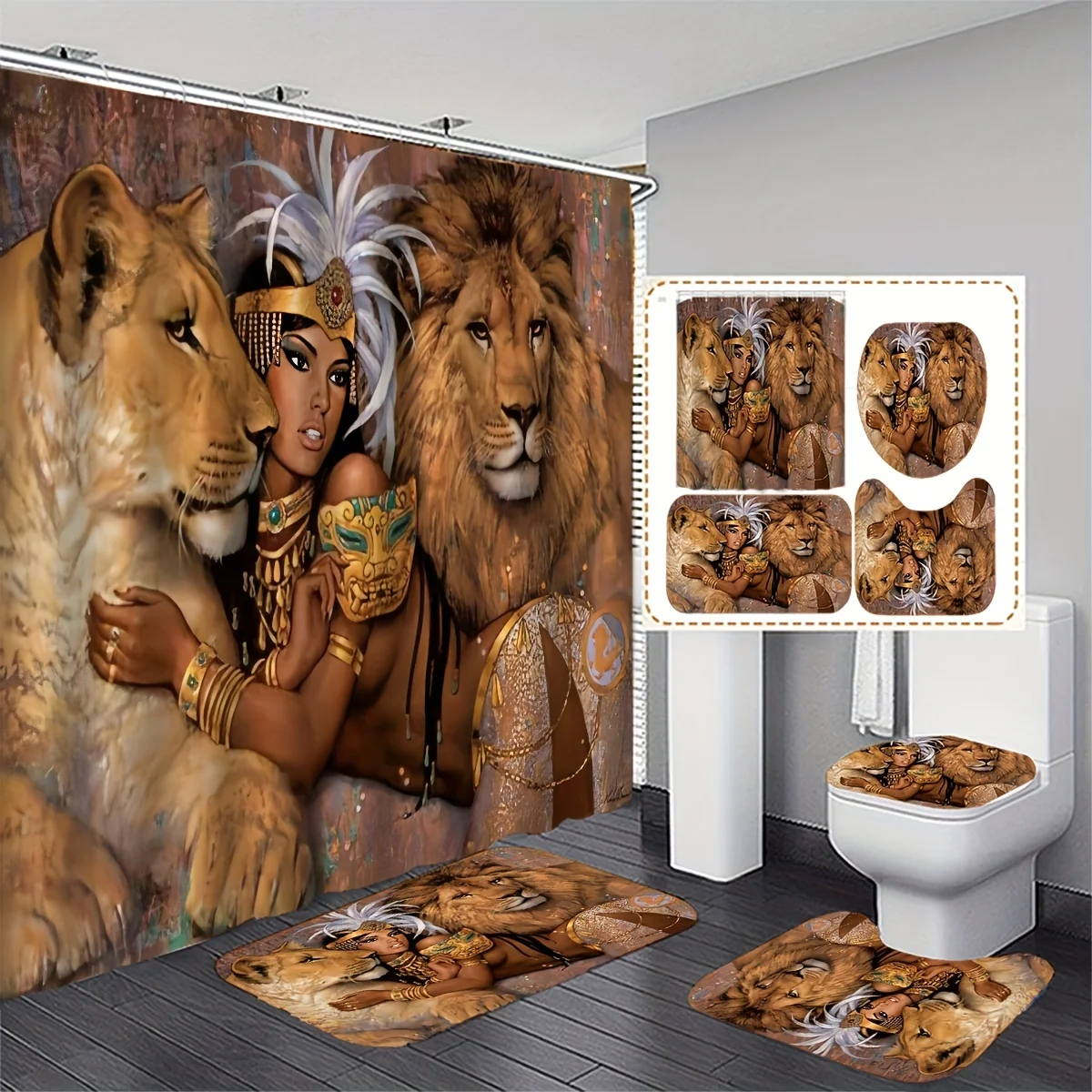 Regal Royal Lion and Queen Maj - Bamboo Bath Mat incelemesi ve fiyatı