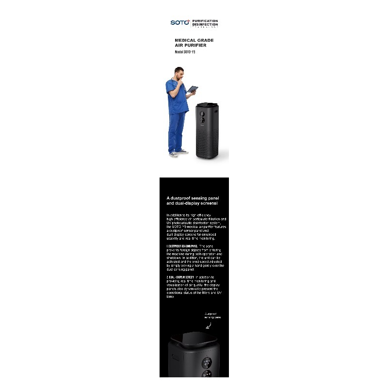 SOTO Y9 H13 HEPA Elektrikli Pl - Air Purifier Hepa incelemesi ve fiyatı