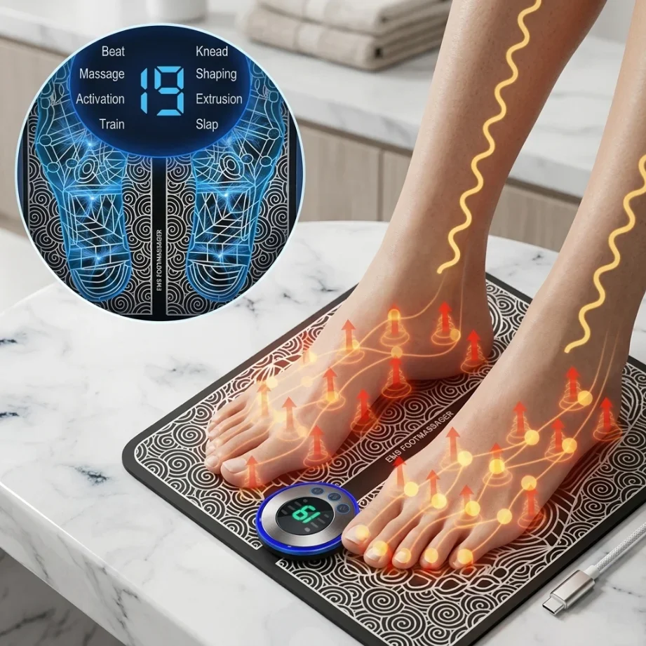 EMS Ayak Masaj Aleti Pedleri A - Ems Foot Massager incelemesi ve fiyatı