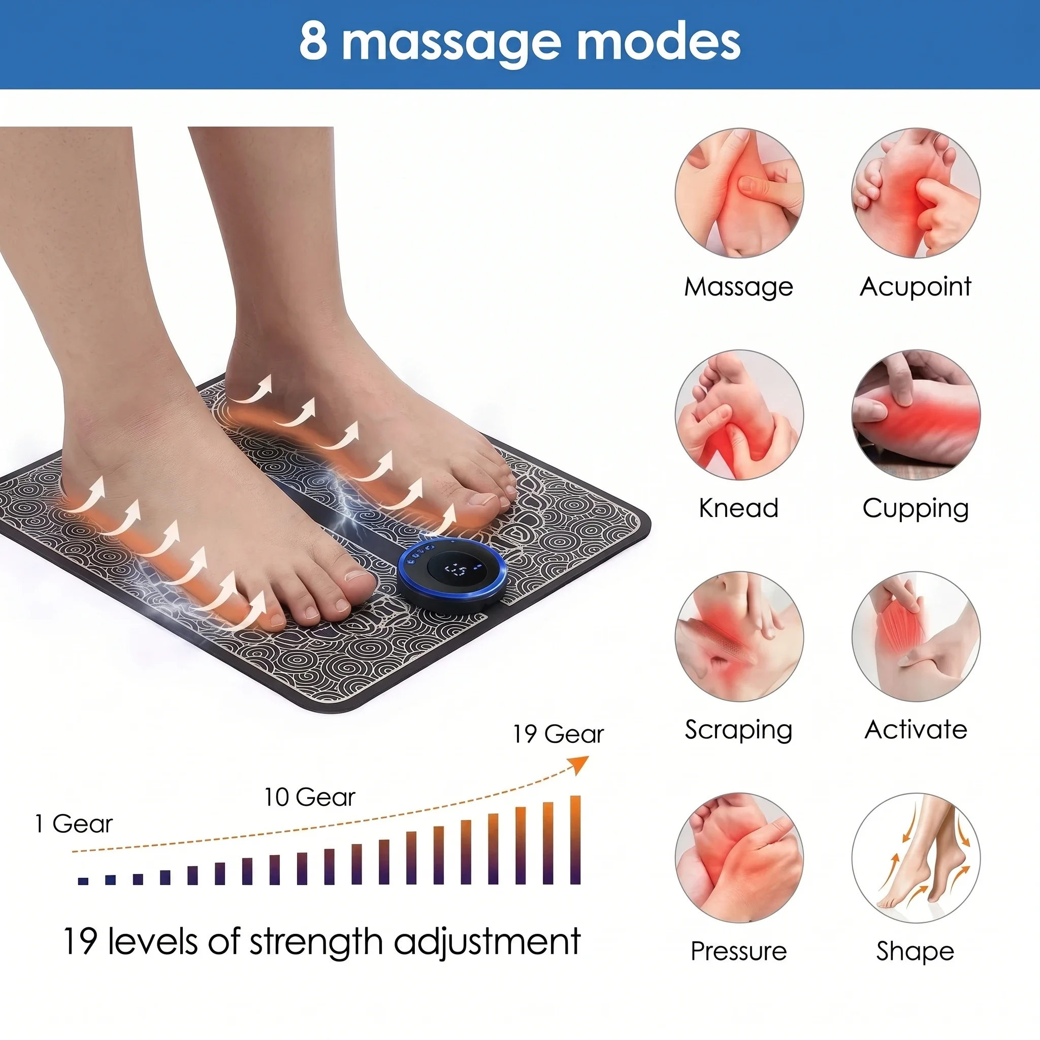 EMS Ayak Masaj Aleti Pedleri A - Ems Foot Massager incelemesi ve fiyatı