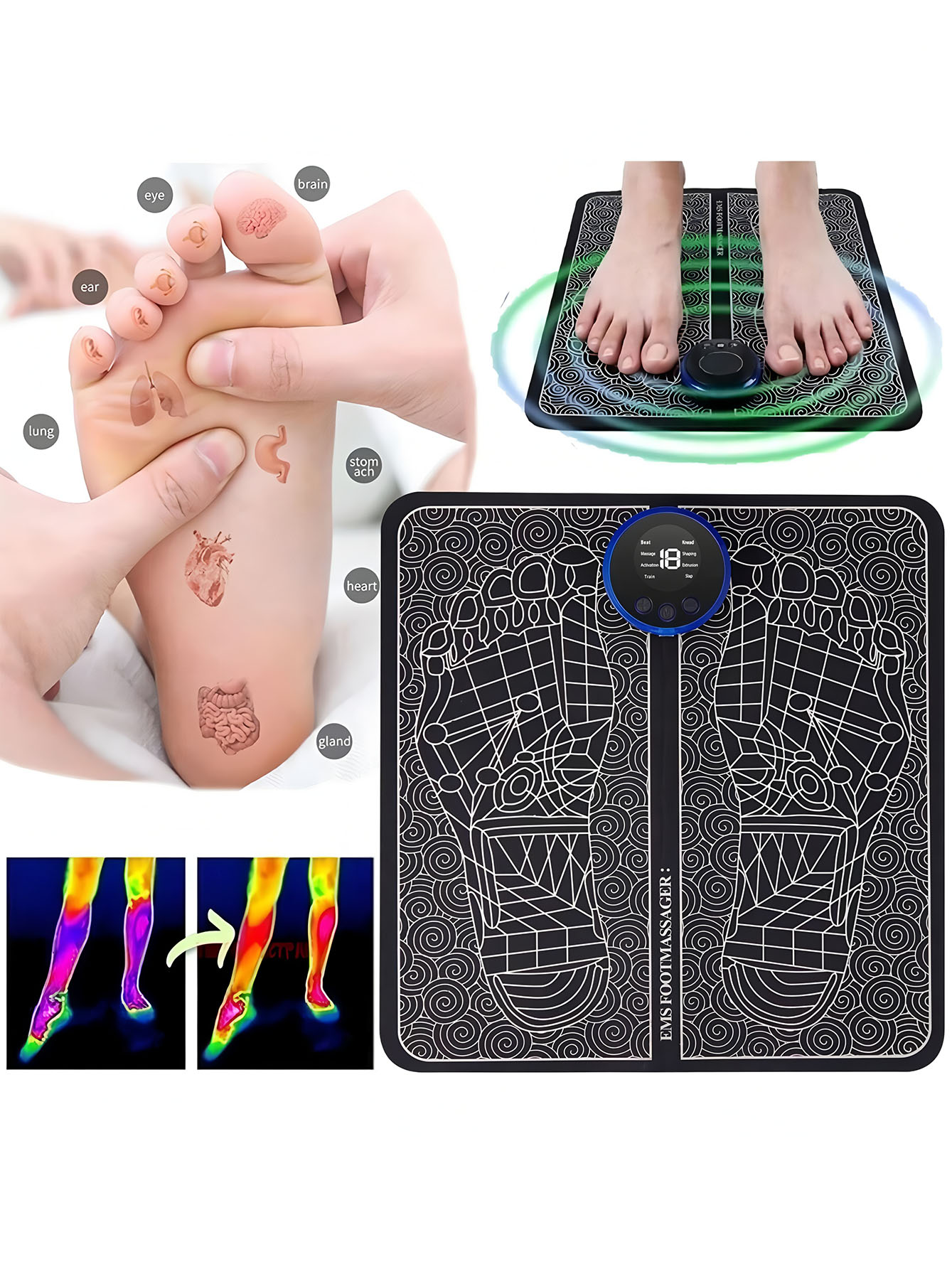EMS Ayak Masajı Şarj Edilebili - Ems Foot Massager incelemesi ve fiyatı
